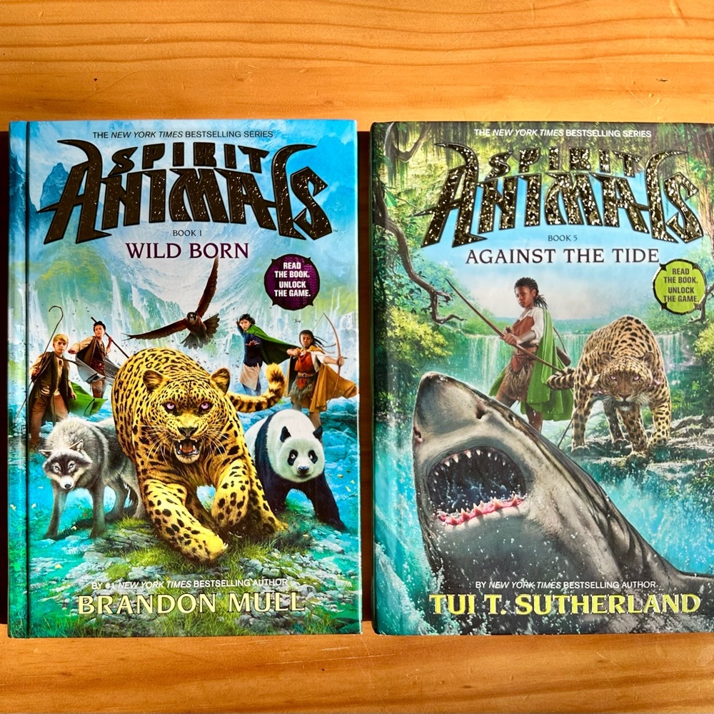 NEW Spirit Animals Series Books 1 & 2: Wild Born and Against the Tide
